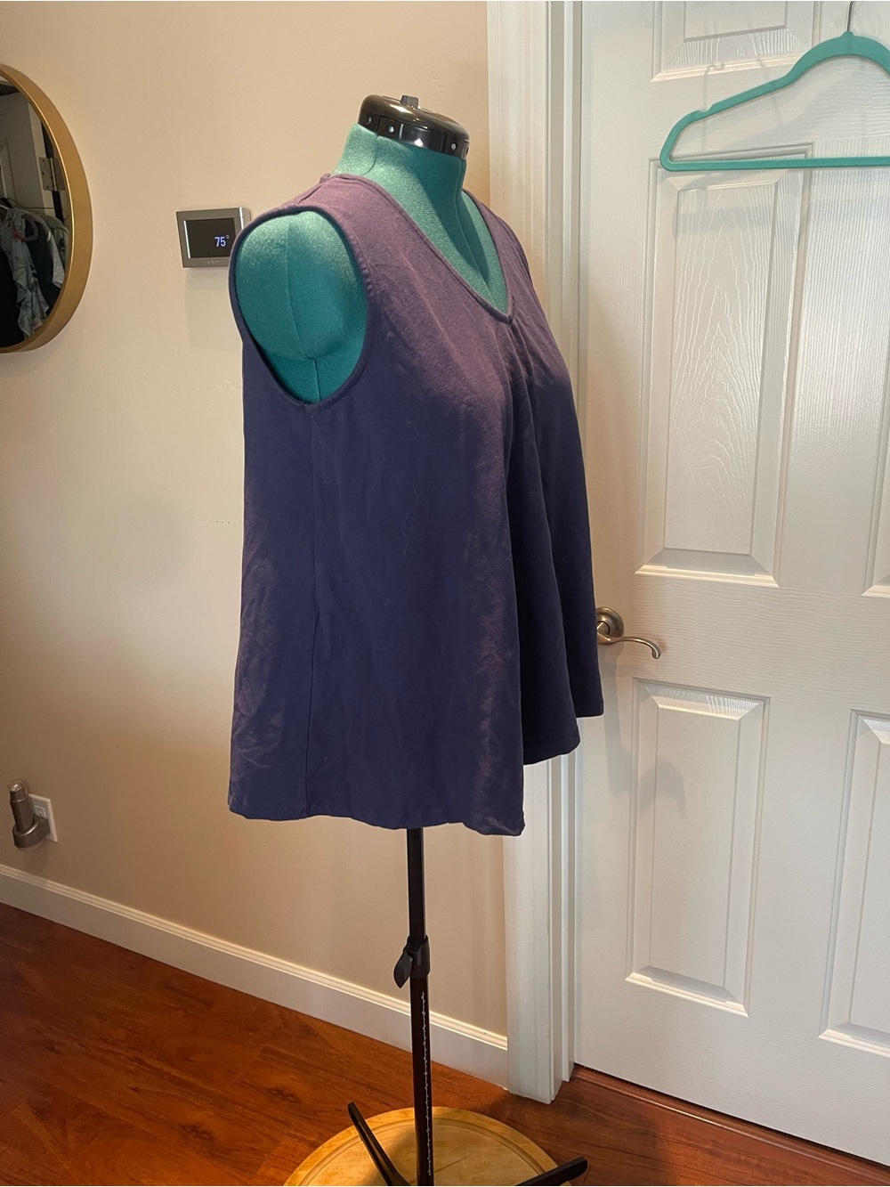 Jessica London Navy V‑Neck A‑Line Tank 18/20 - Picture 9 of 11
